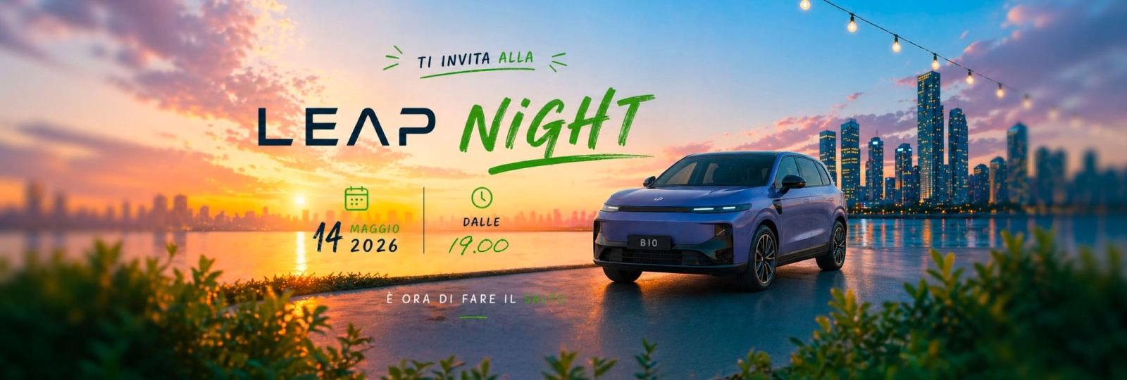 Leap Night: entra nel futuro della mobilità e scopri la nuova B10 REEV