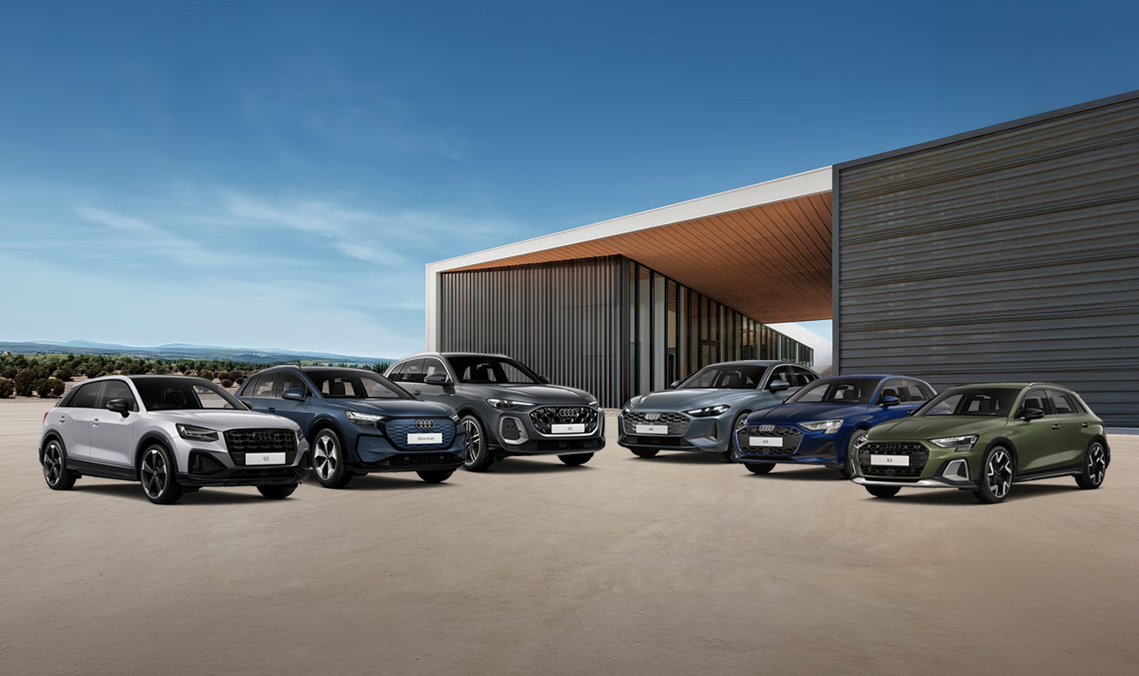 Audi A3, A5, Q2, Q4 e-tron e Q5 con canone vantaggioso