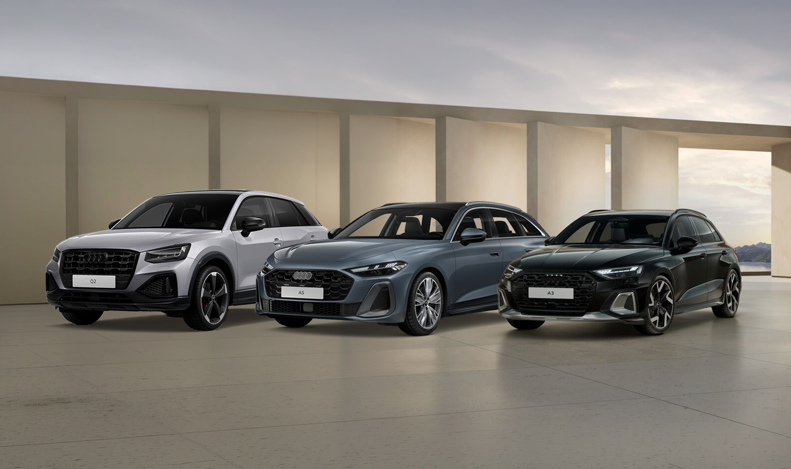 Audi A3, Q2 e A5 con canone vantaggioso