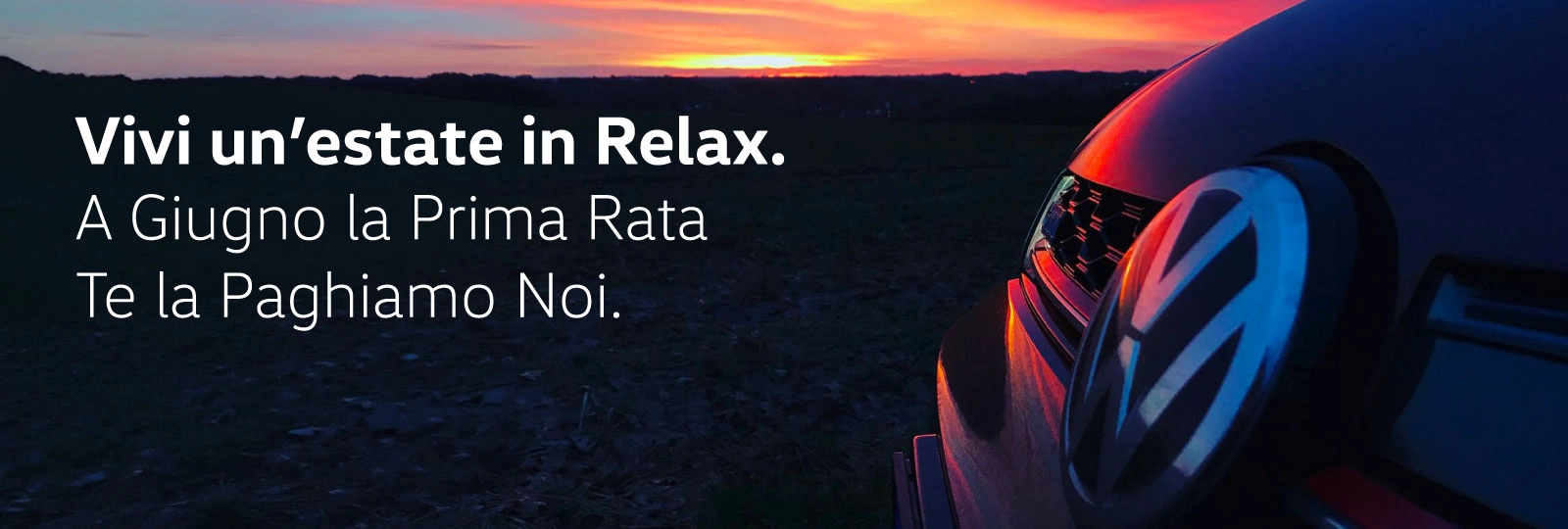 La prima rata della tua prossima Volkswagen la paghiamo noi!