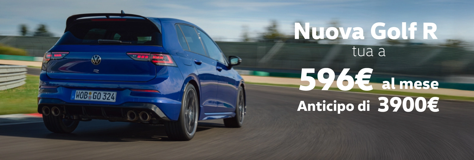 Nuova Volkswagen Golf R a Noleggio