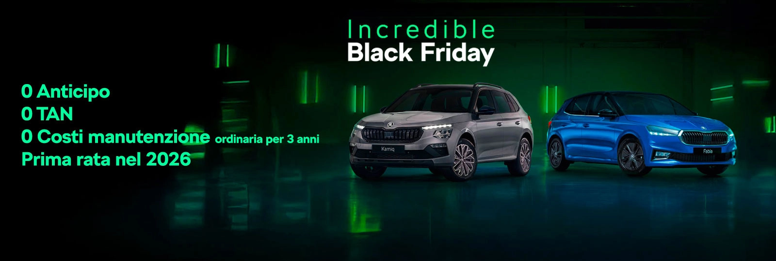 Škoda Incredible Black Friday