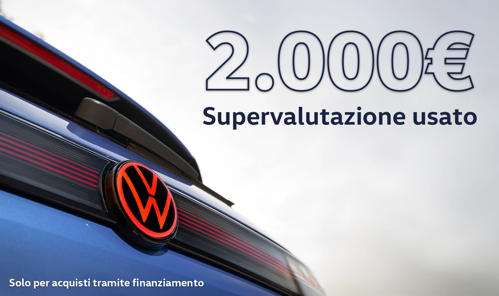 Supervaluta il tuo usato e passa a una Nuova Volkswagen