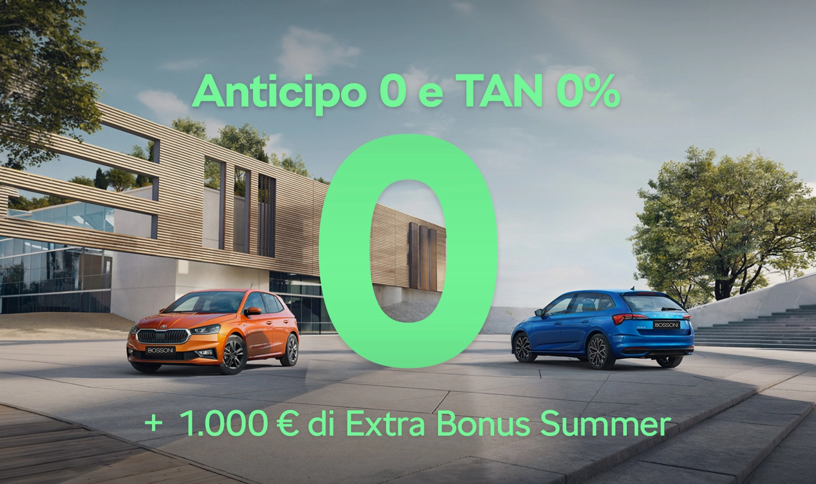 La tua Prossima Škoda a Tasso 0 e Anticipo 0