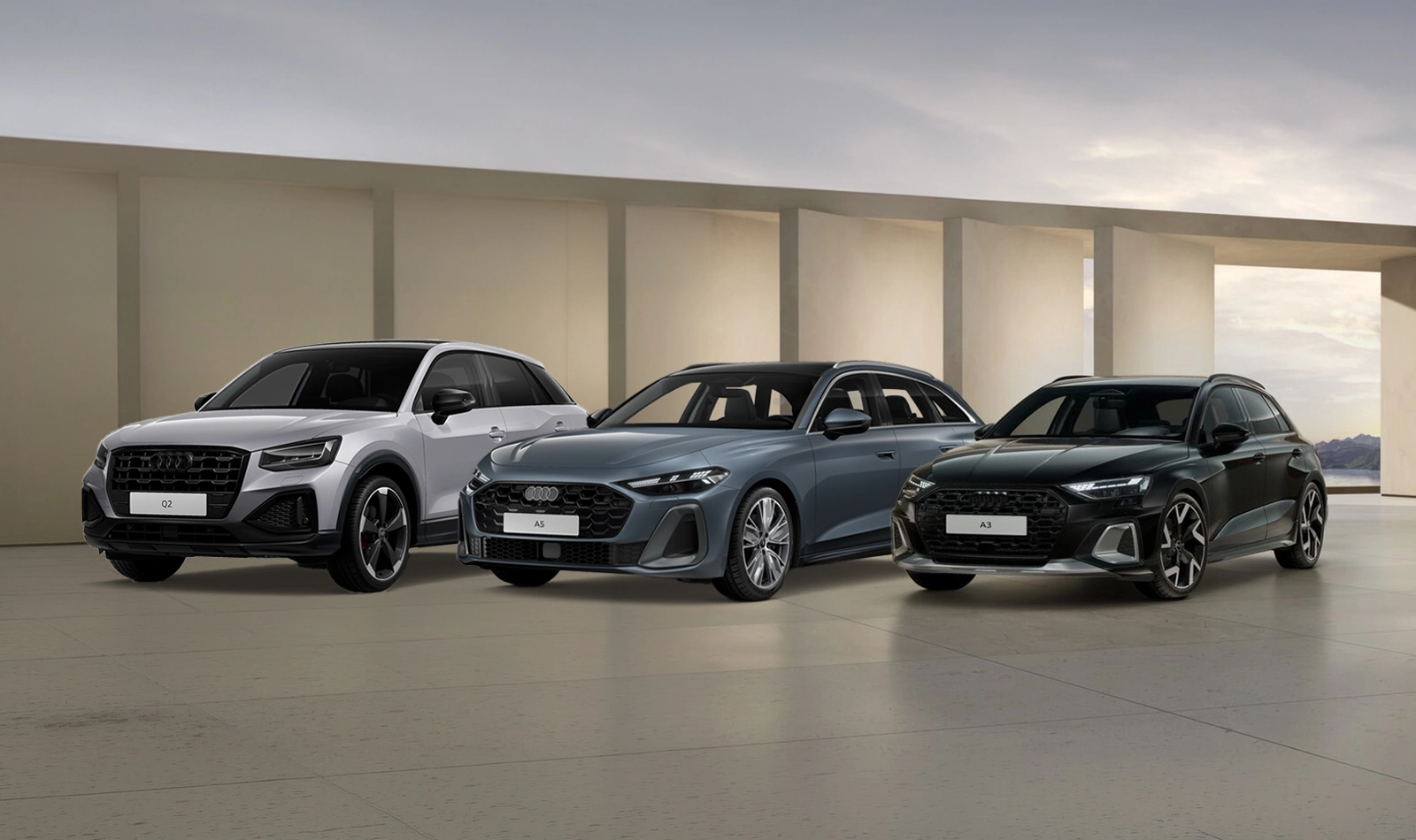 Audi A3, Q2 e A5 con canone vantaggioso